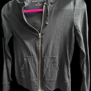 Aeropostale Classic Black Hoodie
